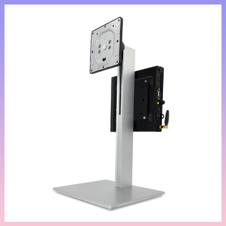 Mini PC Rack Mount Monitor Stand Sliver XY-2728B