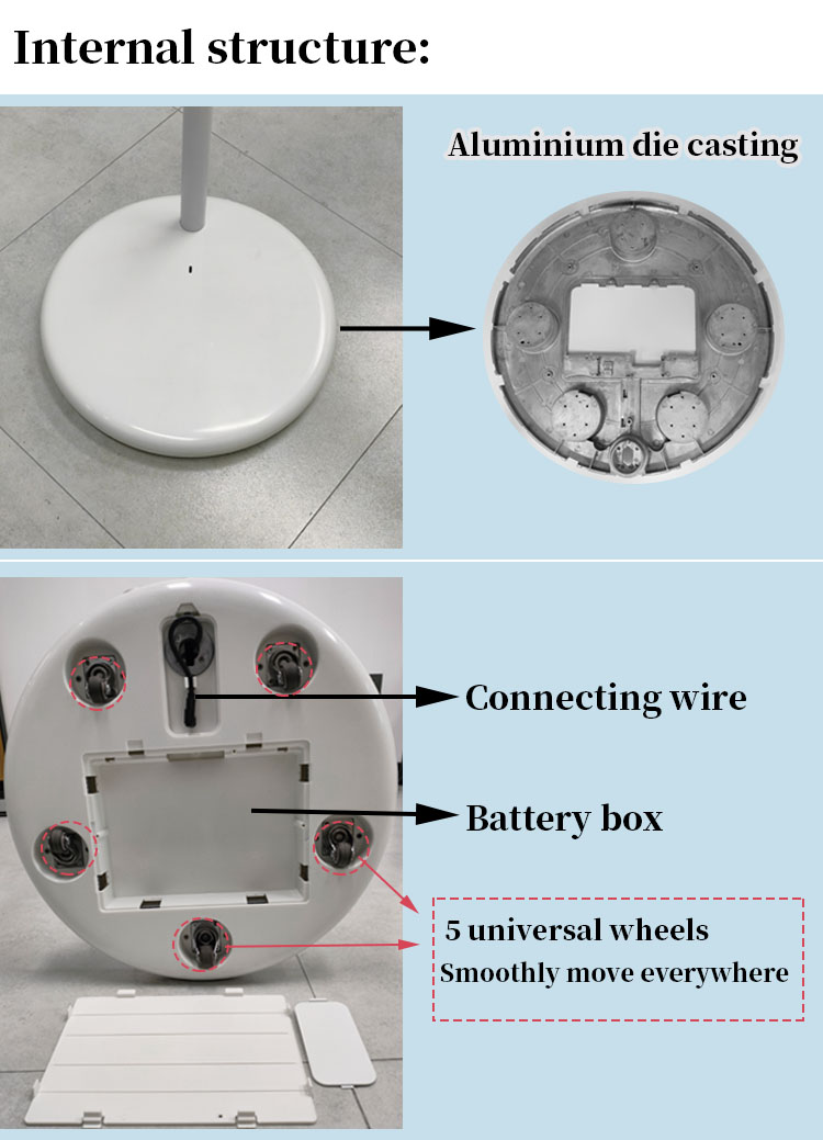 Adjustable Mobile Tablet Floor Stand XY-238D