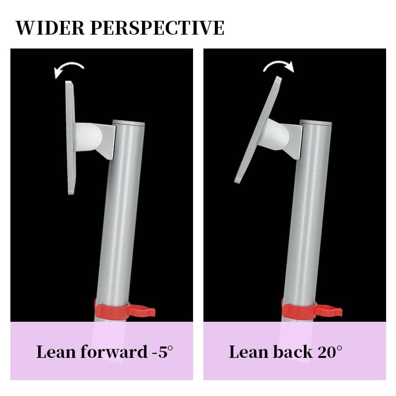 Silver Round-base Monitor Stand XY-2458