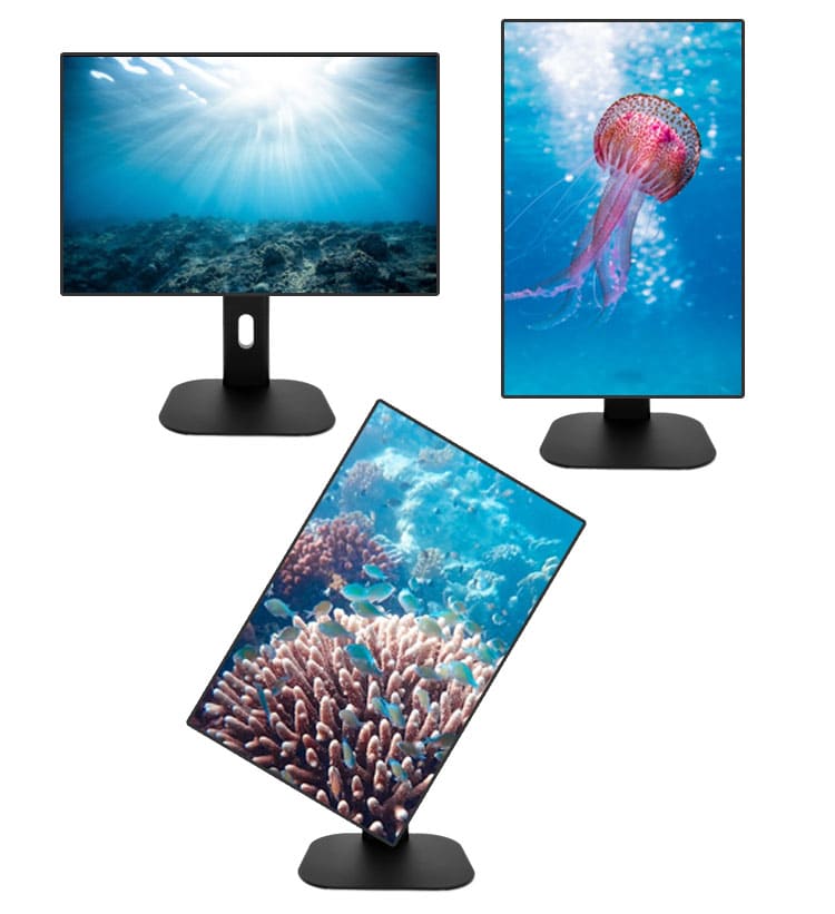 Black Metal Base Tilt Monitor Stand XY-2999pro