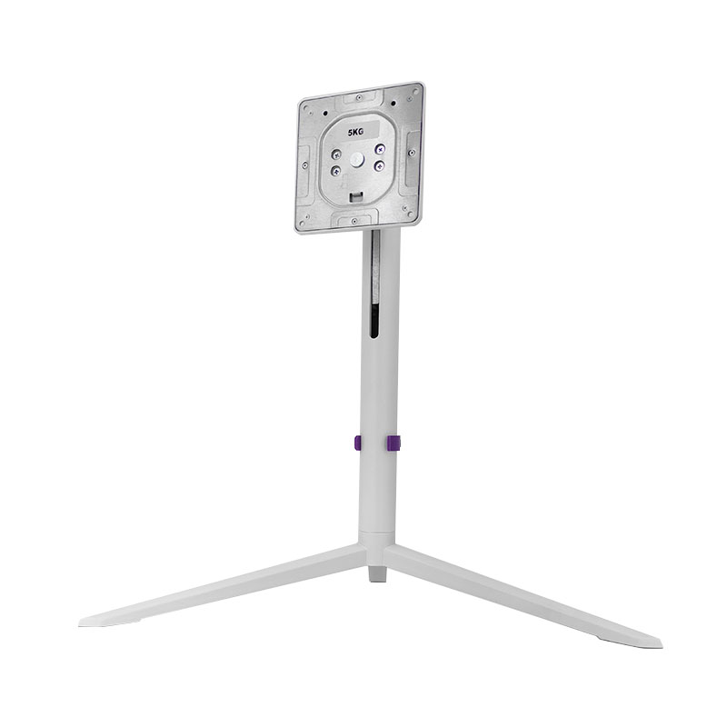 White Aluminum V-base Monitor Stand XY-2459-W