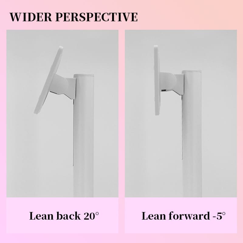 White Aluminum V-base Monitor Stand XY-2459-W