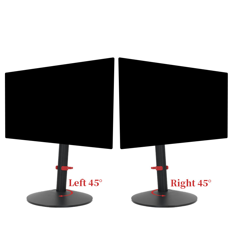 Black Round-base Monitor Stand XY-2458
