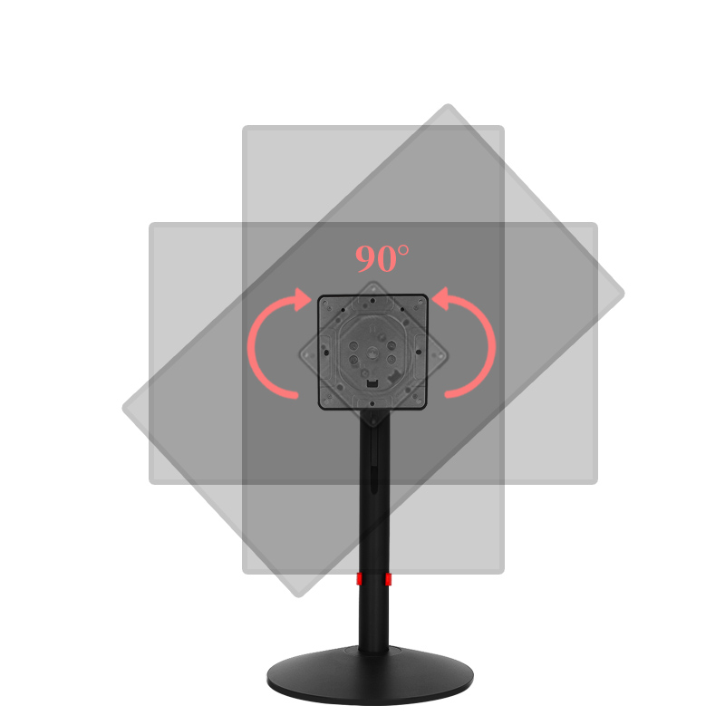 Black Round-base Monitor Stand XY-2458