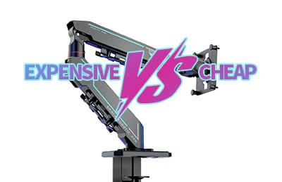  Expensive Monitor Arm Compare to a Cheap One
