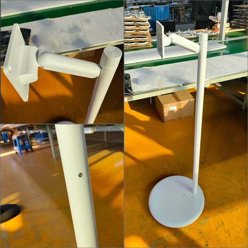 Foldable Monitor Floor Stand with Wheels XY-238DF